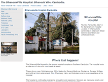 Tablet Screenshot of hospital.sihanoukville-cambodia.com